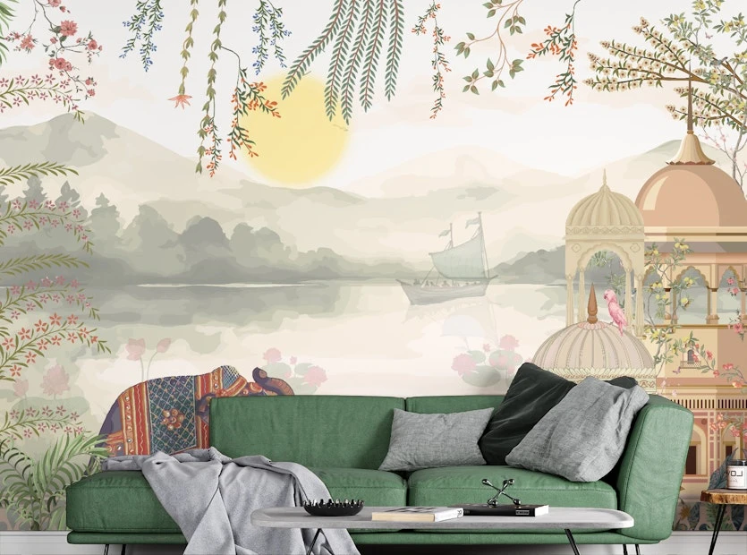 Transform Your Home with the Warmth of Indian Wallpaper