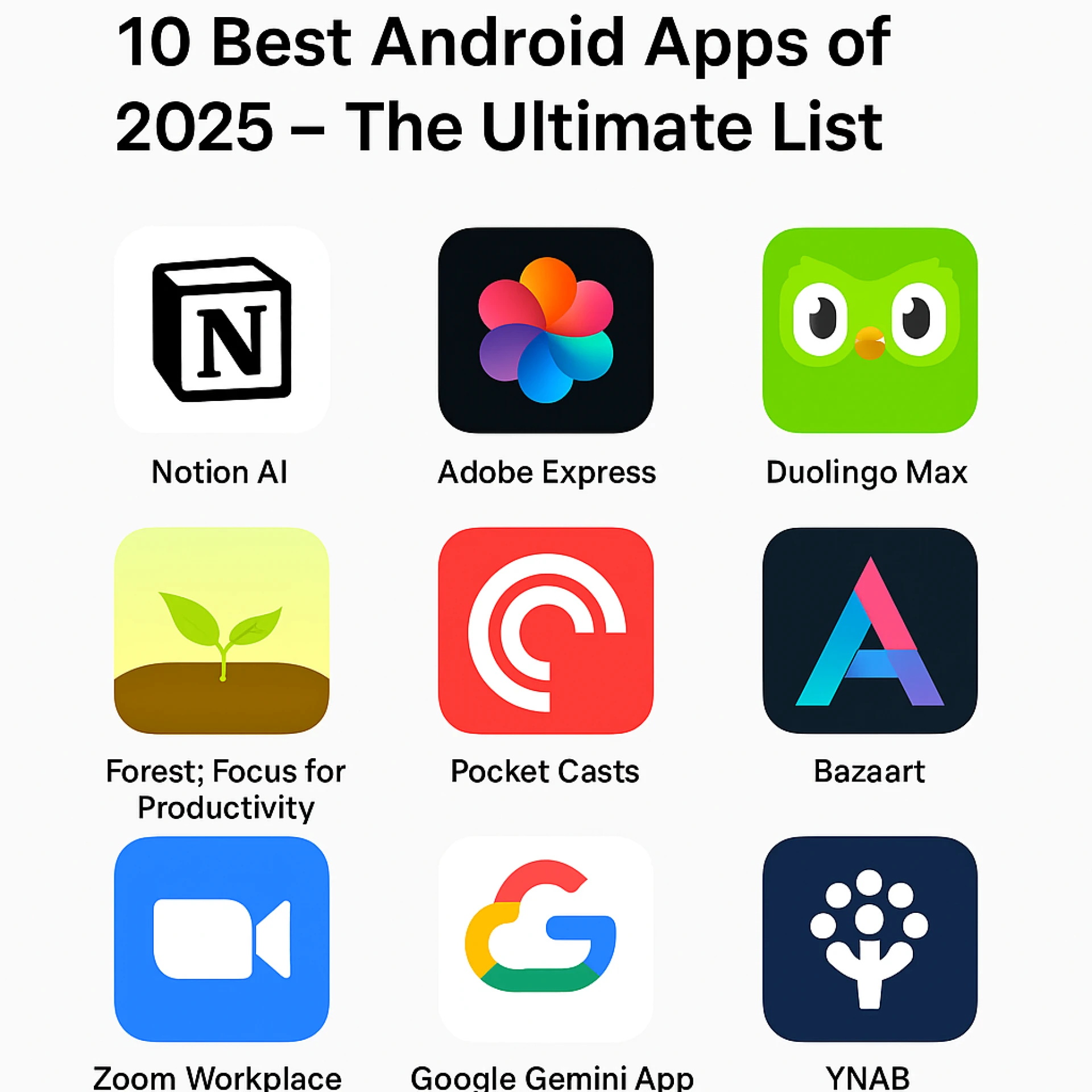 10 Best Android Apps of 2025 – The Ultimate List