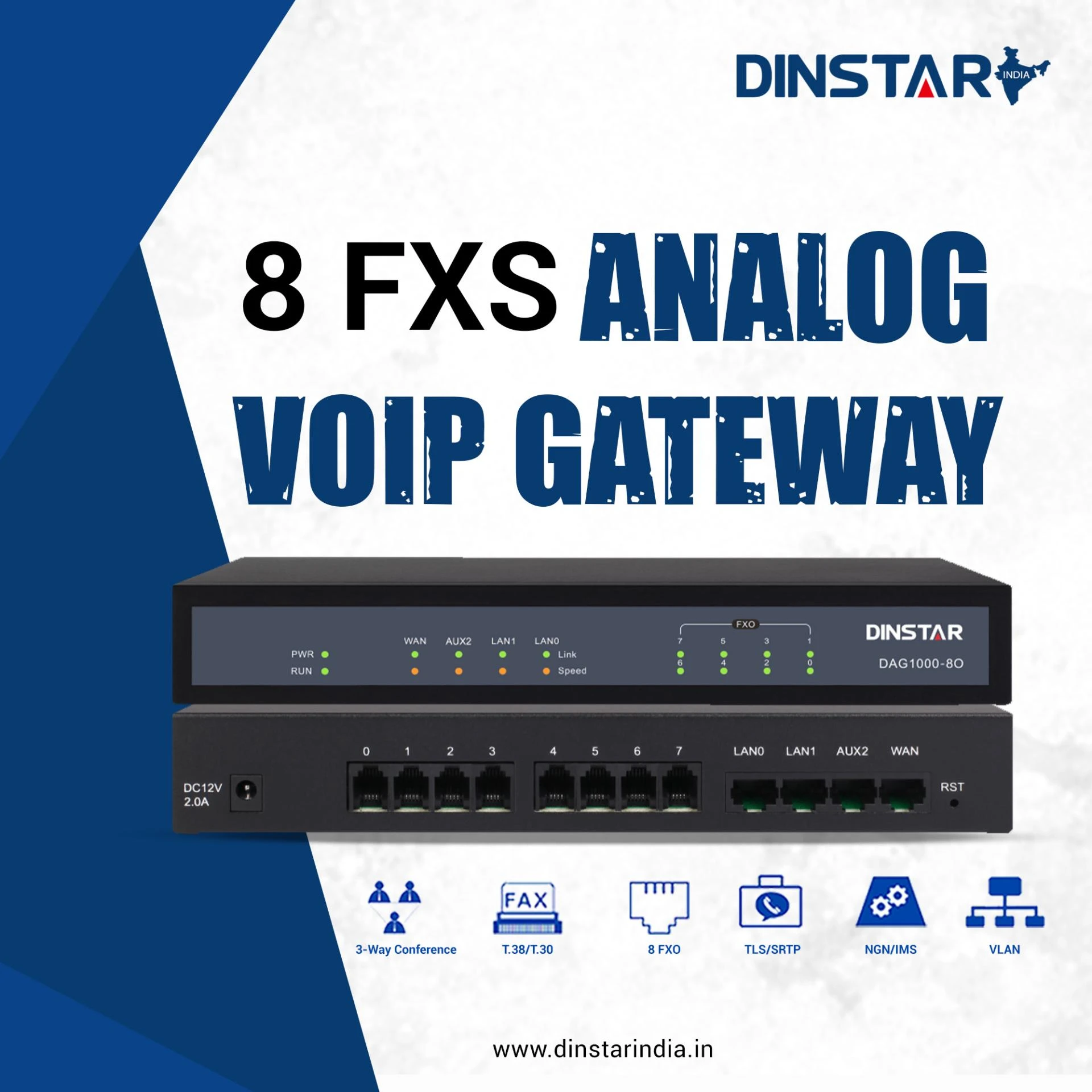 Complete Guide to 8 Port FXS Gateway: Features, Benefits & Uses