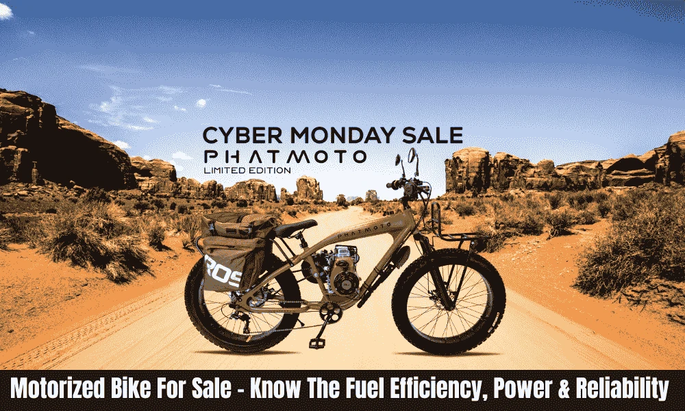 Motorized Bike For Sale - Know The Fuel Efficiency, Power &amp; Reliability