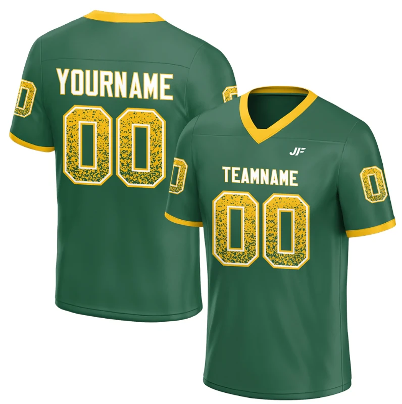 Custom Green Football Jersey: Bold Style Meets Team Spirit
