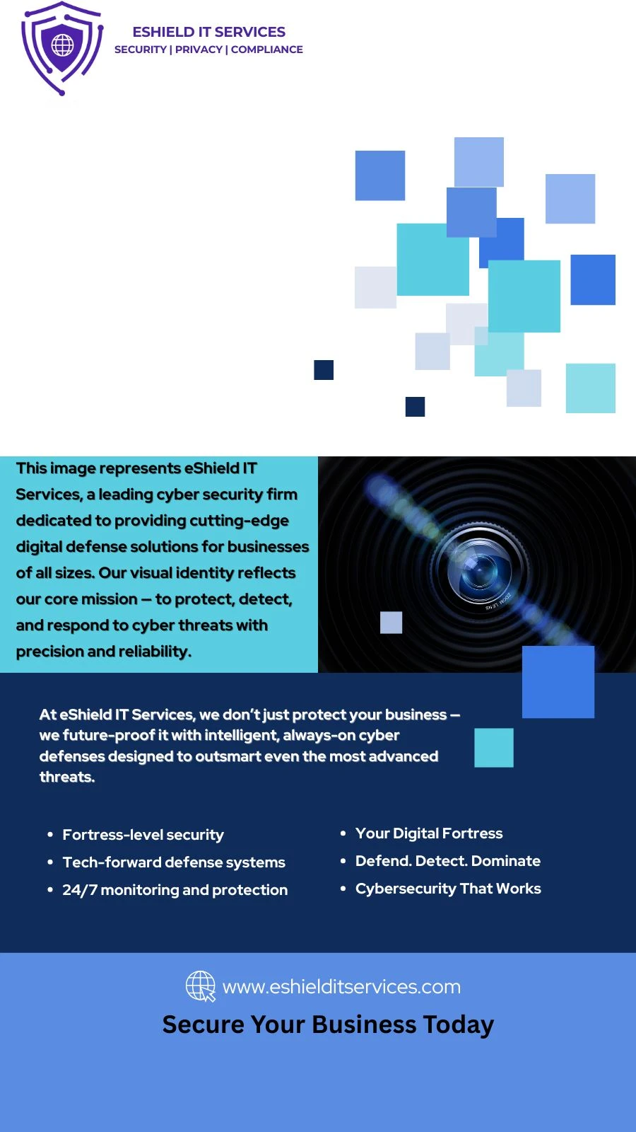 Your Business. Secured. eShield’s Managed Security Services Have You Covered