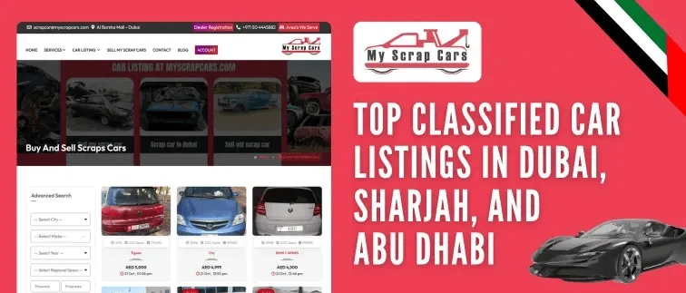 Top Classified Car Listings in Dubai, Sharjah, and Abu Dhabi