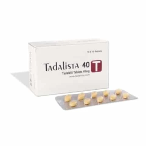 Buy Tadalista 40(Tadalafil) | Reviews | Uses | Free Shipping at USA