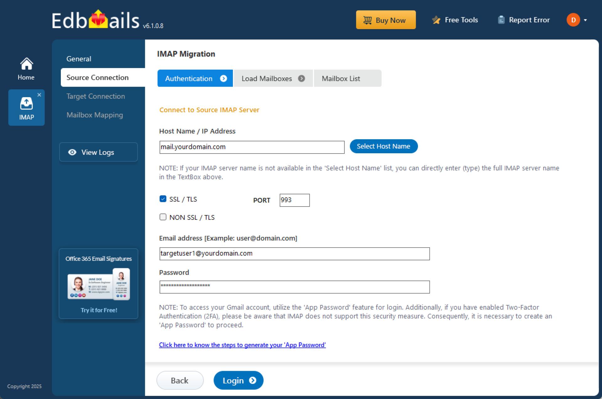 Simplifying IMAP to IMAP Migration with EdbMails