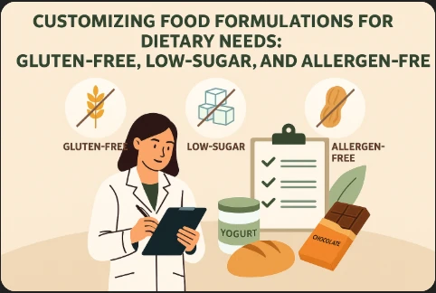 Customizing Food Formulations for Dietary Needs: Gluten-Free, Low-Sugar, and Allergen-Free