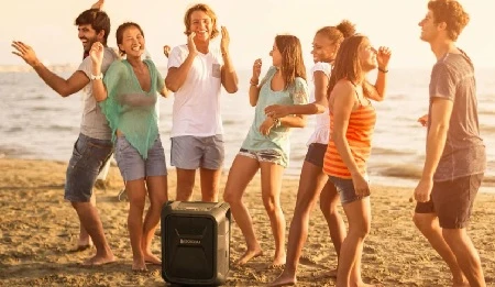 Bluetooth party speakers for your next beach party!