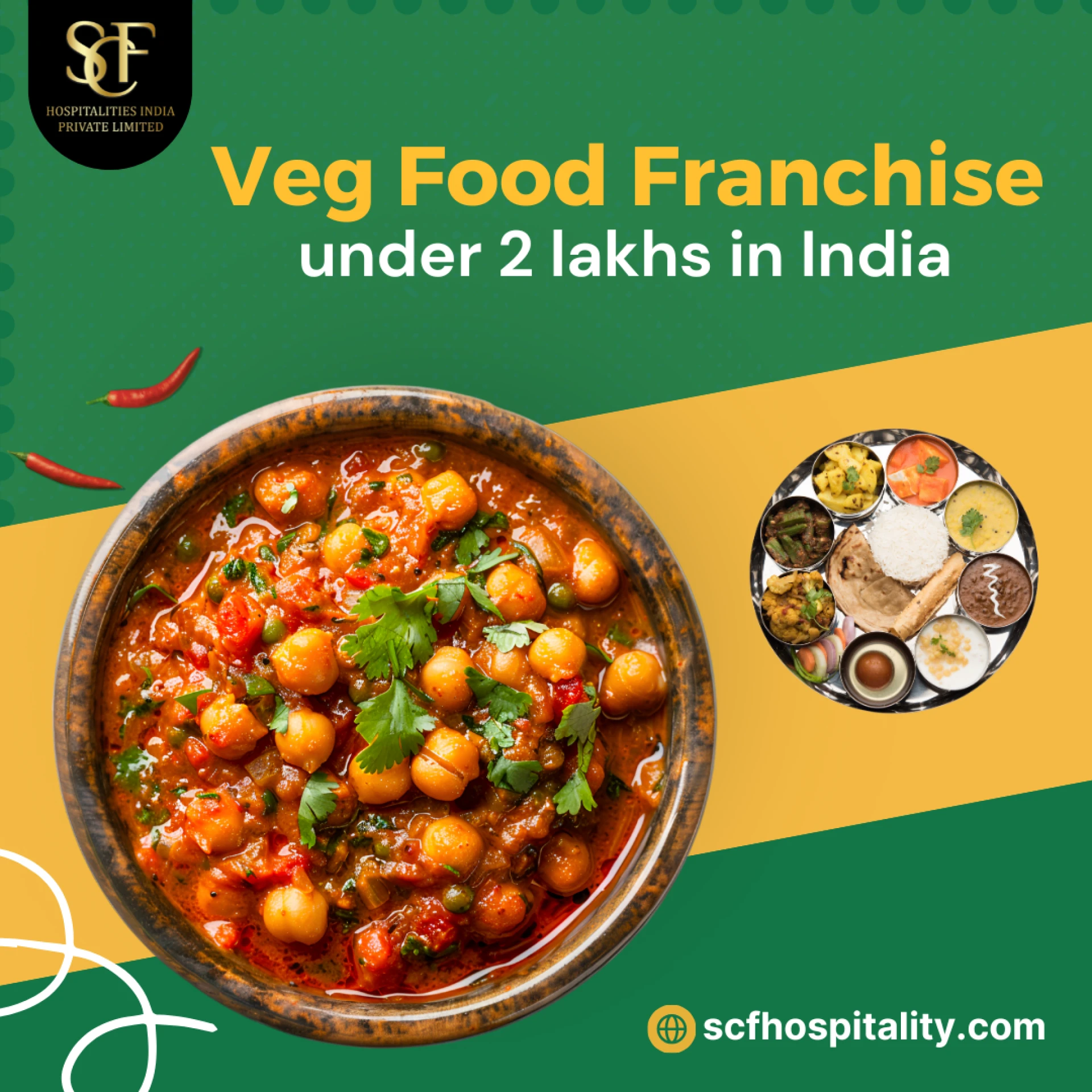 Scf Hospitalities: Top Veg Food Franchise Under 2 Lakhs in India