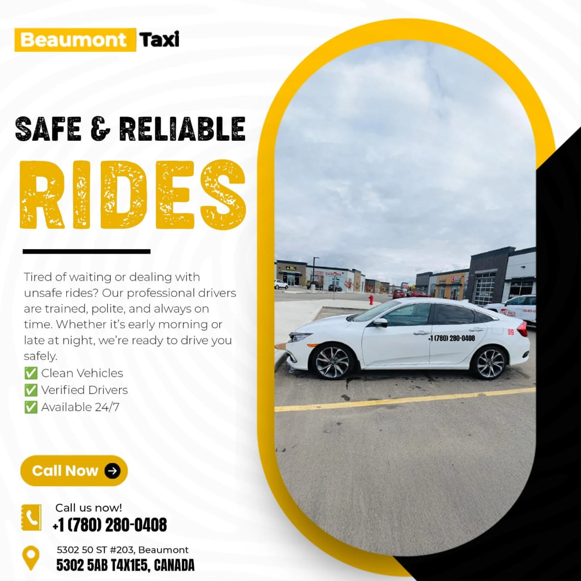 Your Go-To Cab in Beaumont Safe Reliable and Affordable Rides 