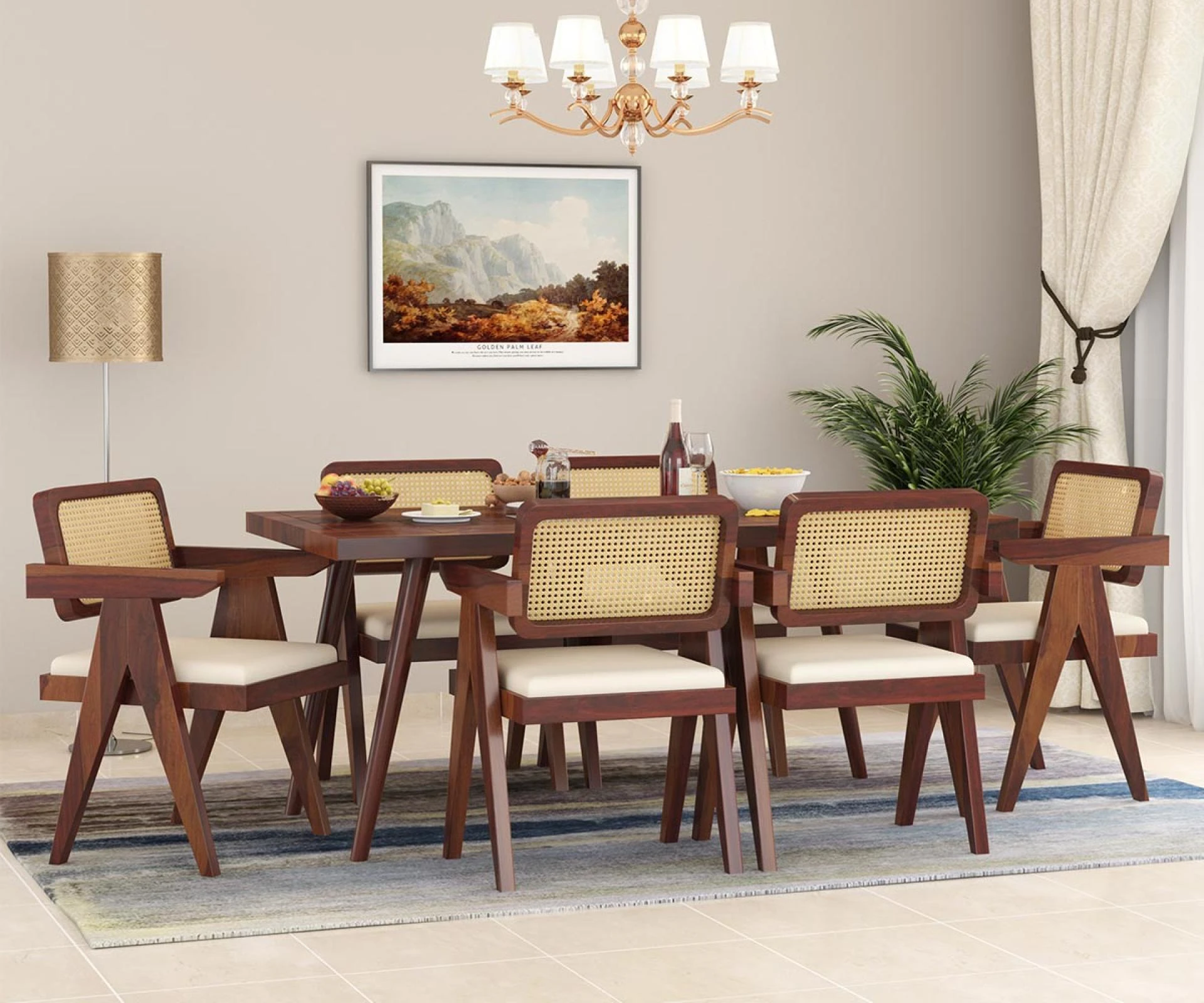 Consider using cane furniture and accessories to enhance your home decor style.