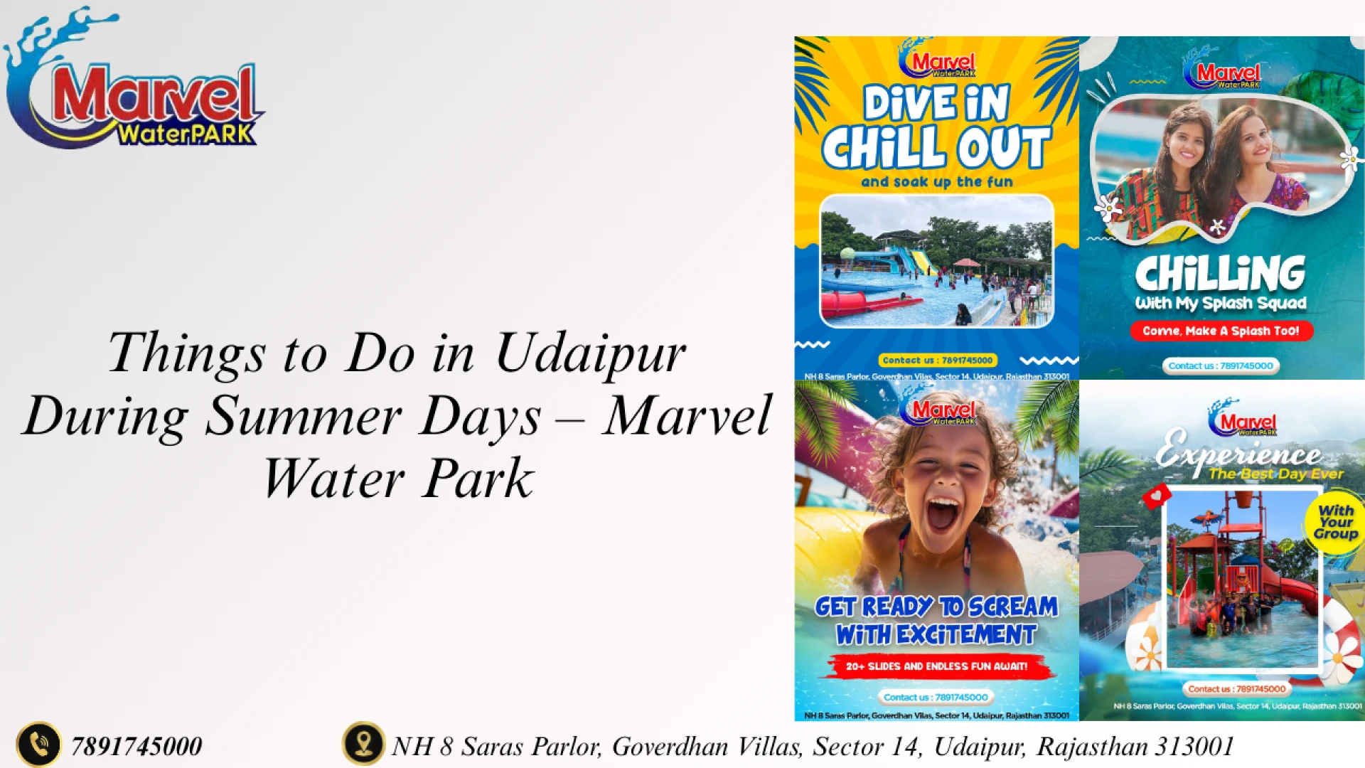 Things to Do in Udaipur During Summer Days – Marvel Water Park