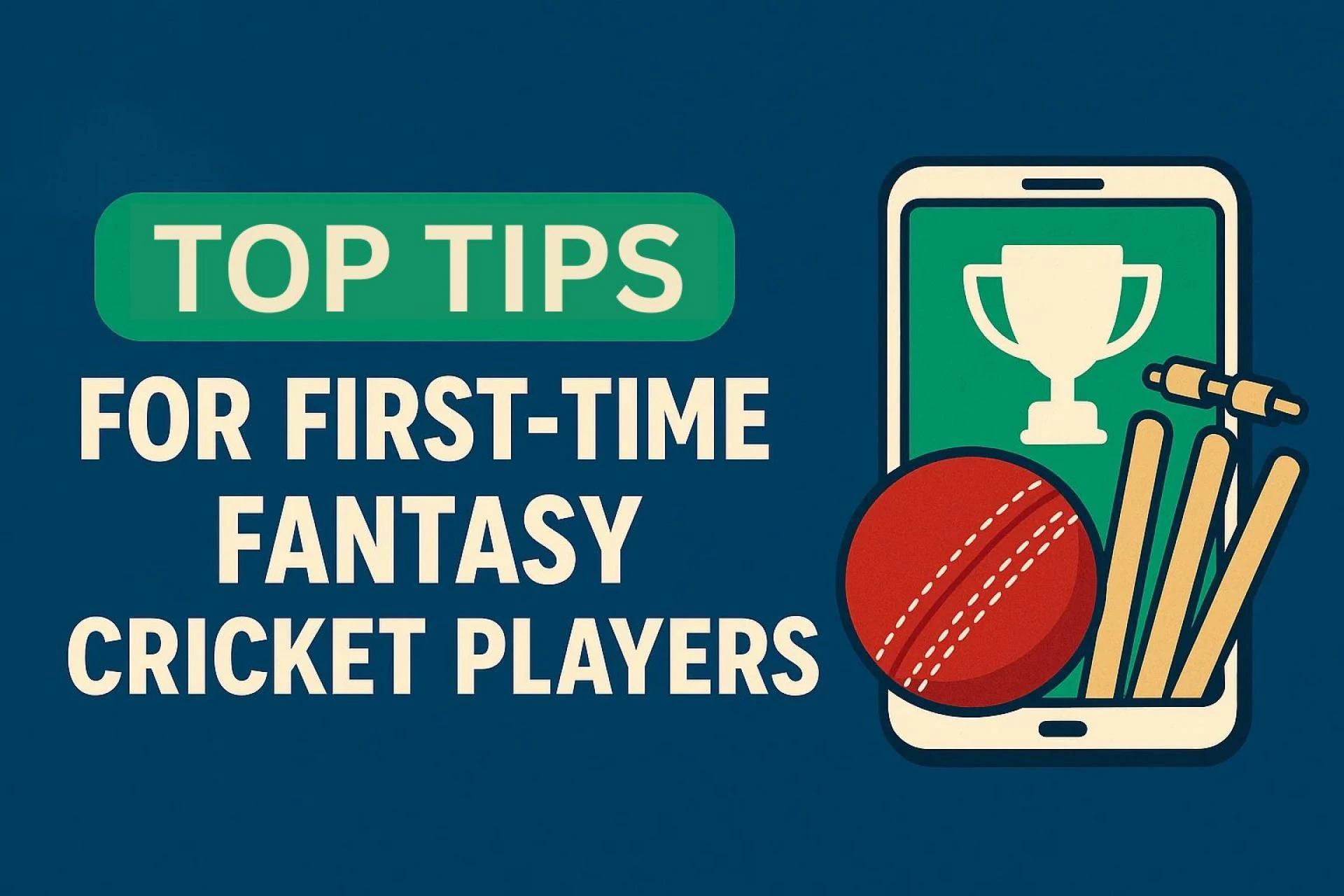 Top Tips for First-Time Fantasy Cricket Players