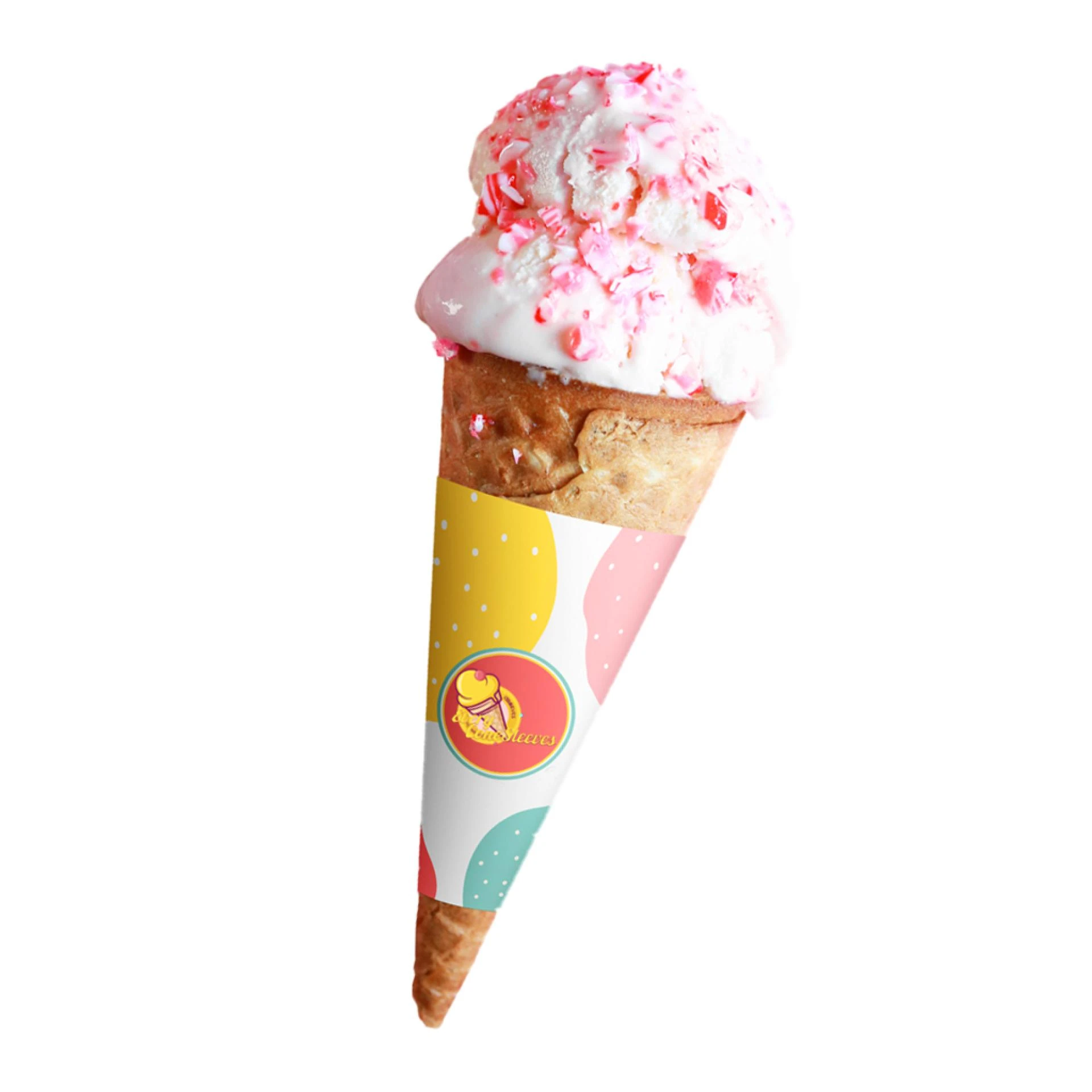 Cone Sleeves: The Perfect Blend of Functionality and Branding for Ice Cream and Waffle Cones