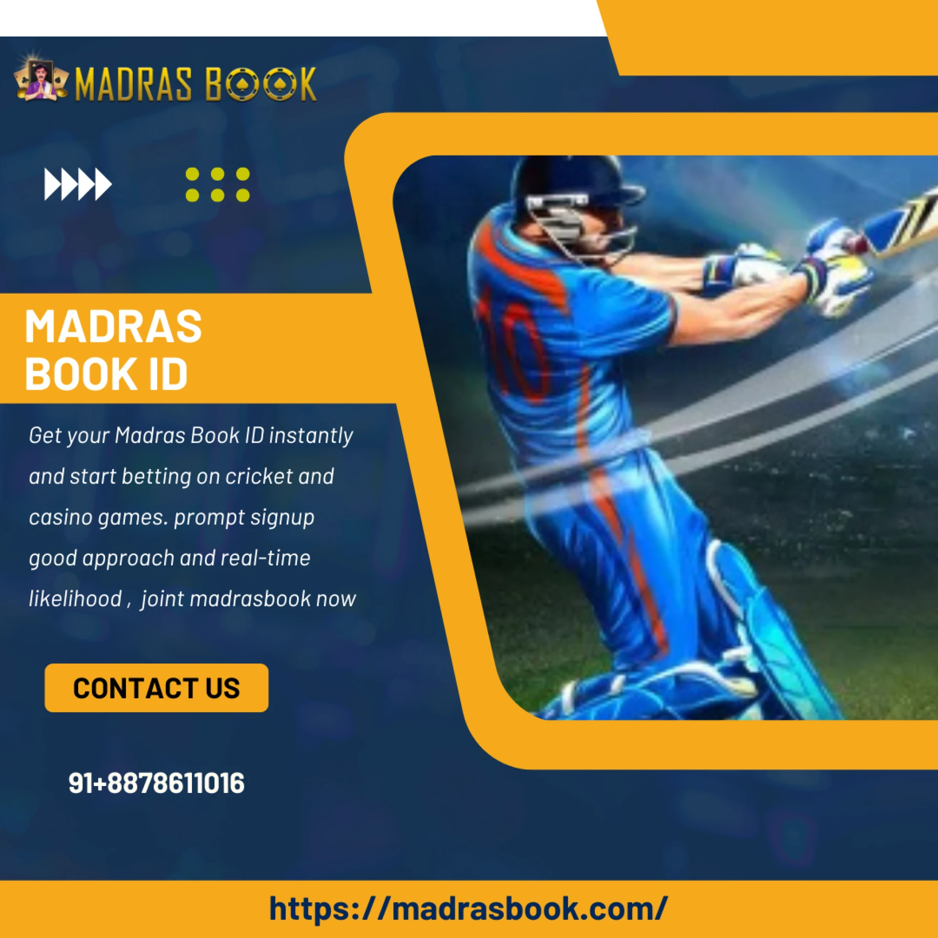 Madras Book ID – Create Your Online Cricket ID Instantly