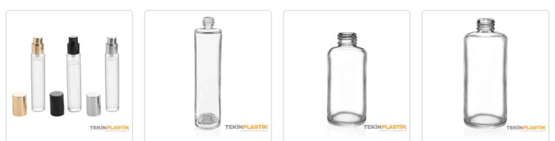 Kolonya ve Parfüm Şişeleri Tekin Plastikle Sizlerle