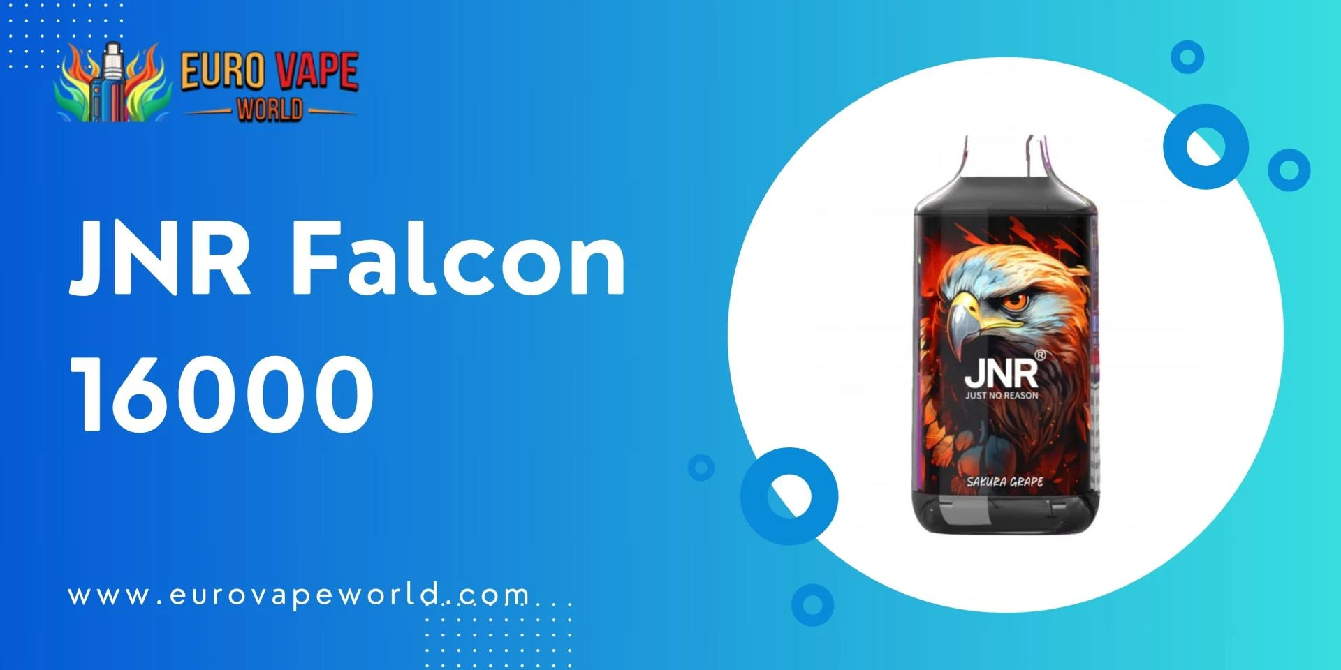 JNR Falcon 16000: Der ultimative Einweg-Vape für anspruchsvolle Dampfer