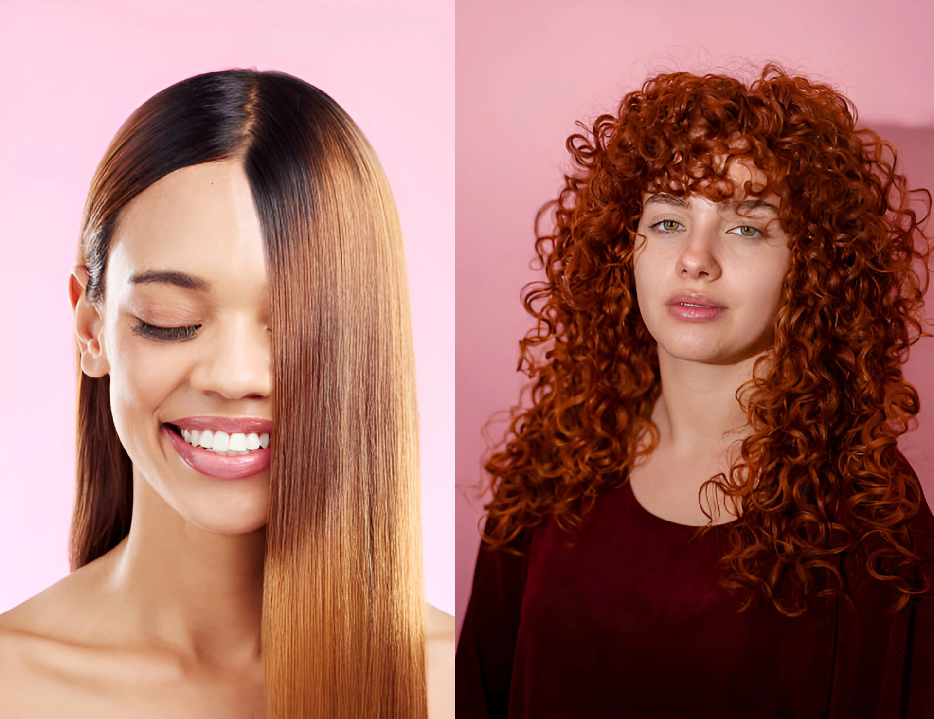 High-End Texture Showdown: Smooth Wefts vs. Defined Curls in Everyday Hair Solutions