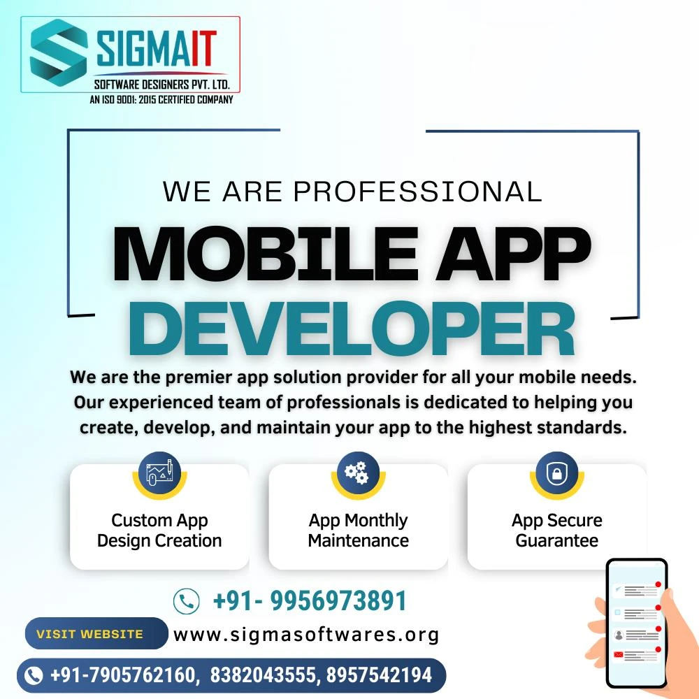 Android App Development Company in Lucknow – SigmaIT Software Designers Pvt. Ltd.