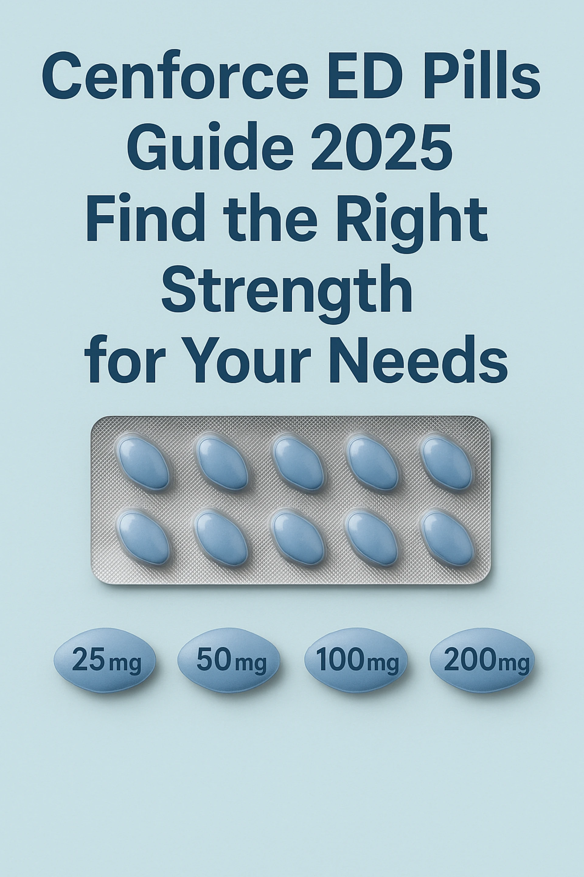 Draft: My Post TitleCenforce ED Pills Guide 2025: Find the Right Strength for Your Needs