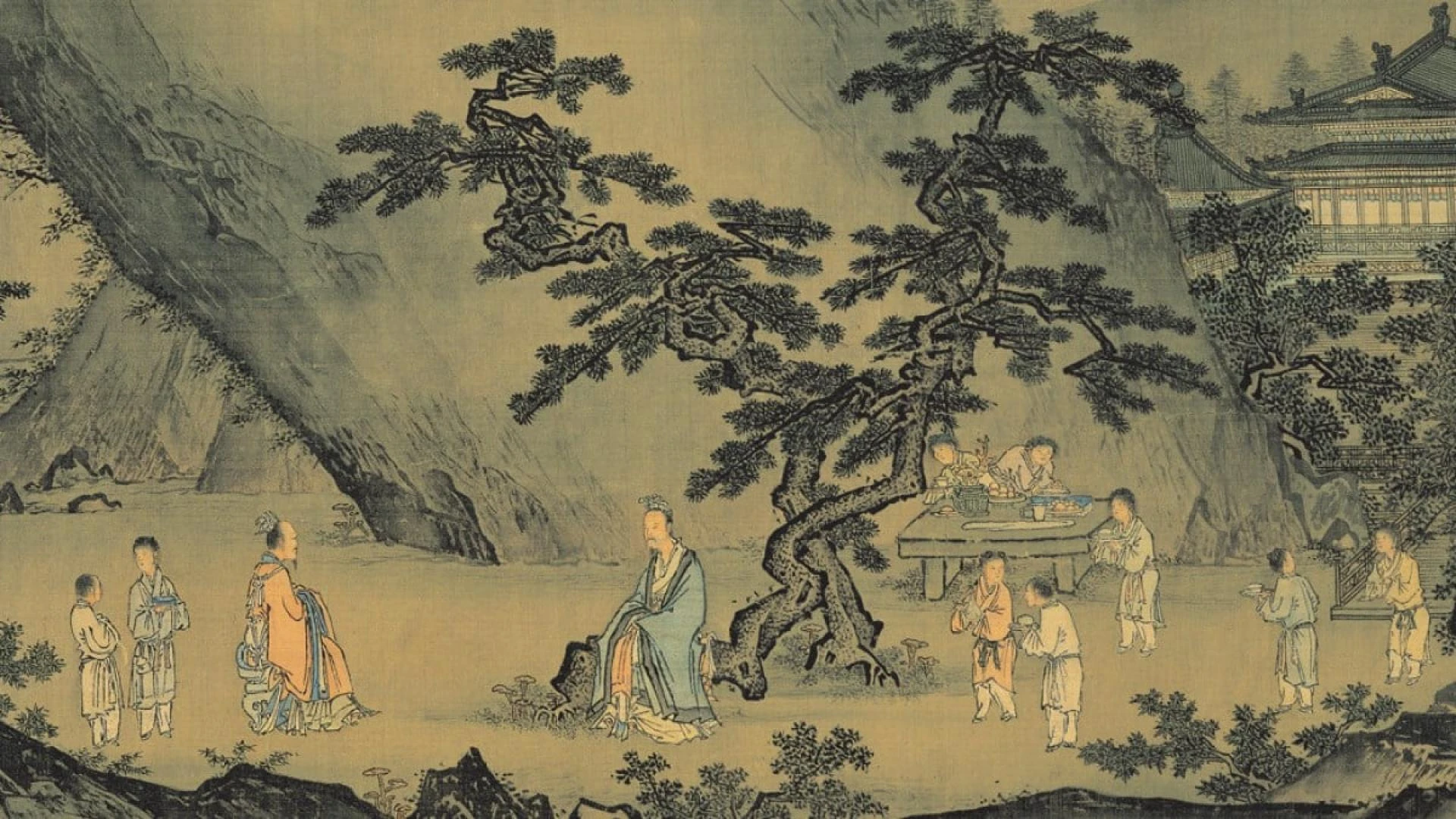 Which ancient Chinese dynasty saw art flourish despite constant warfare and political upheaval?
