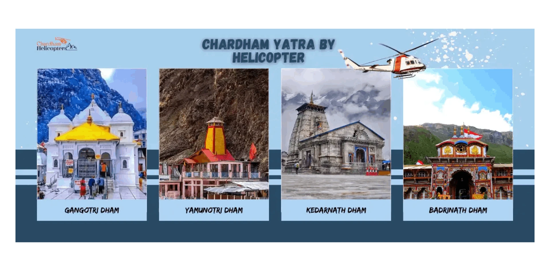 Chardham vs Do Dham Helicopter Tour in 2025