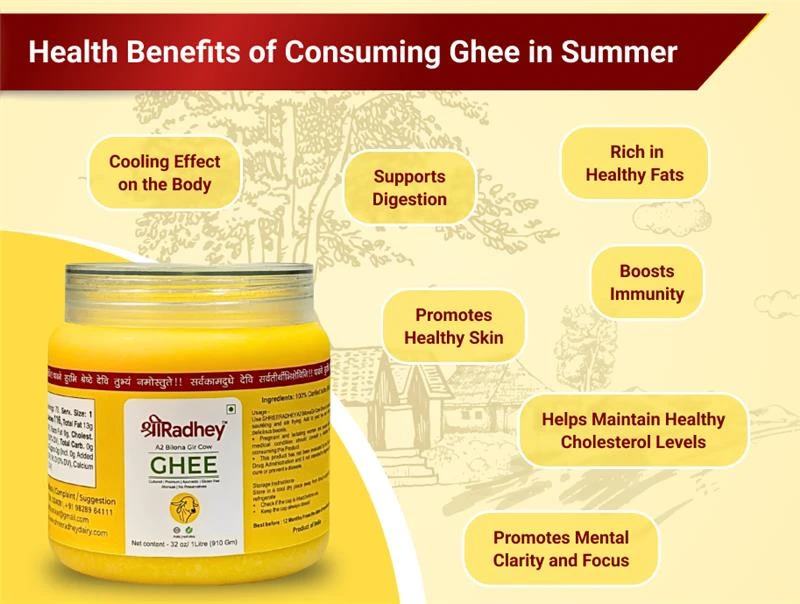 Top Health Benefits of Including Ghee in Your Summer Diet