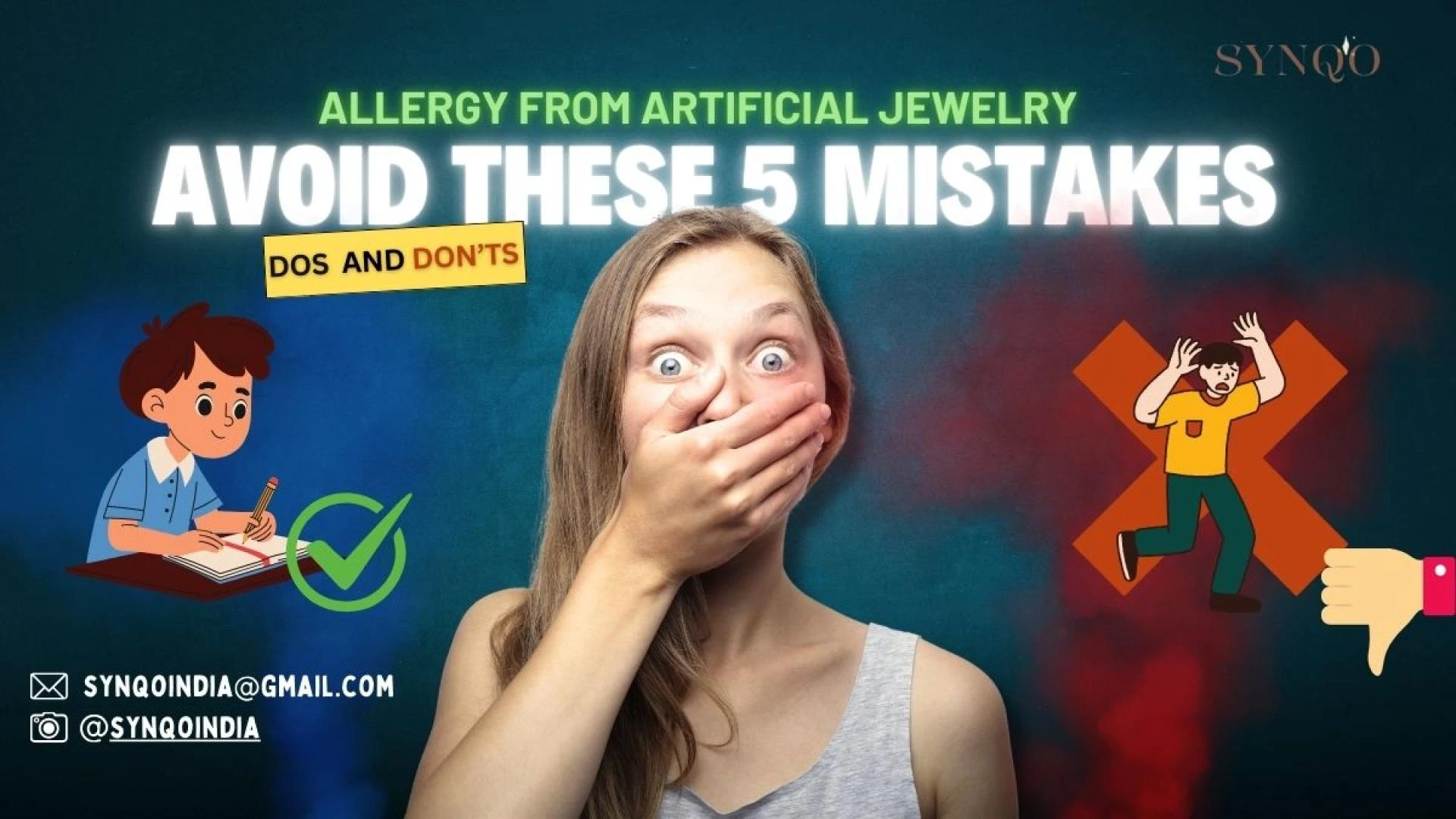"Avoid These 5 Mistakes That Cause Allergy from Artificial Jewelry "