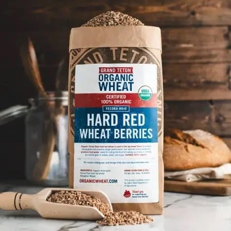 Best Organic Hard Red Wheat Berries for Milling and Baking