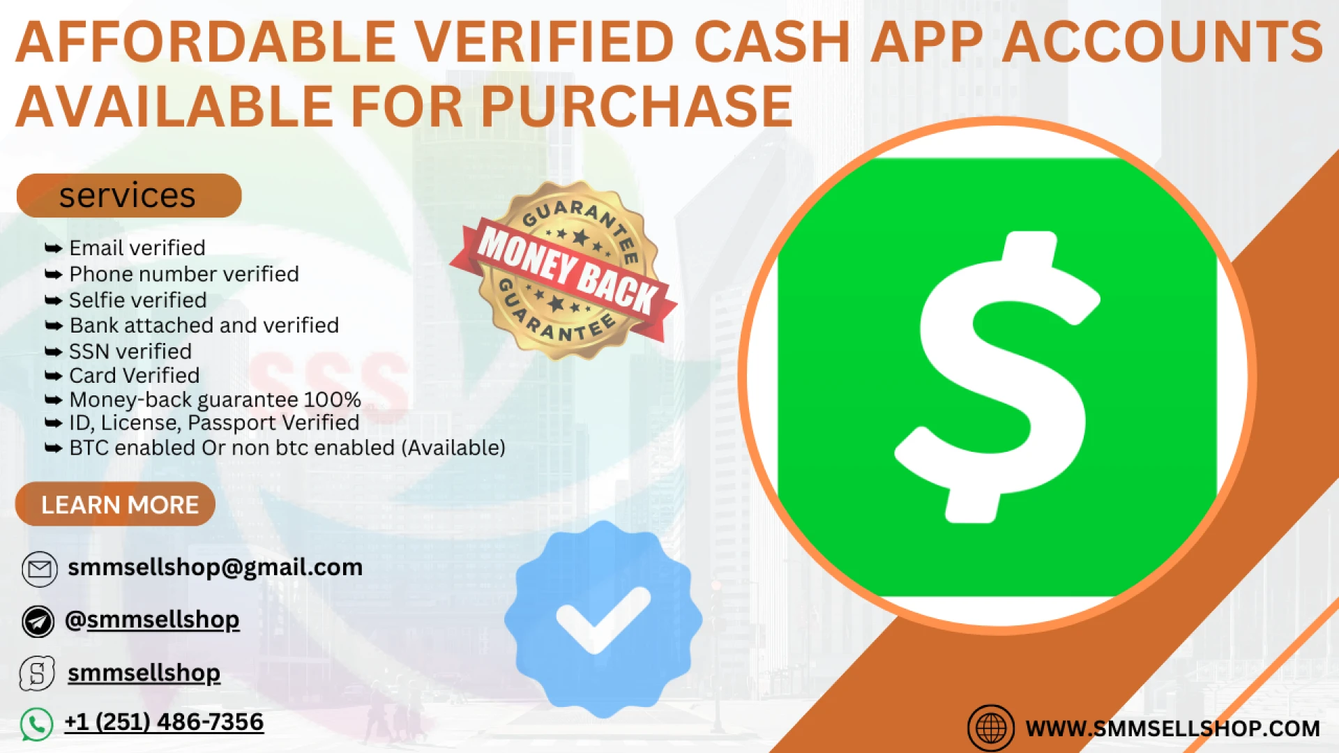 Buy Verified Cash App Account - 100% Safe, Access from USA