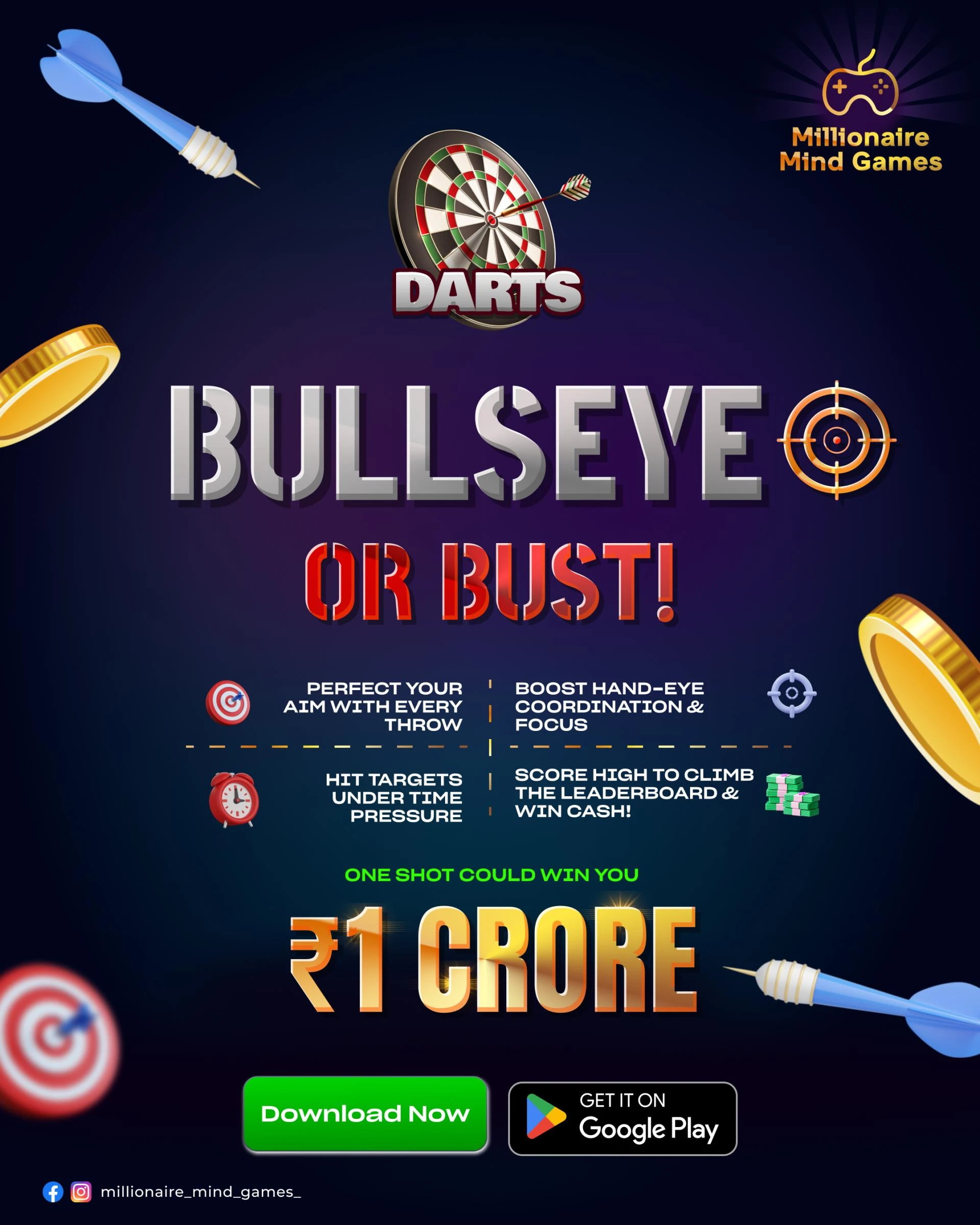 Hit the Bullseye and Win Big with MMG's Dart Game