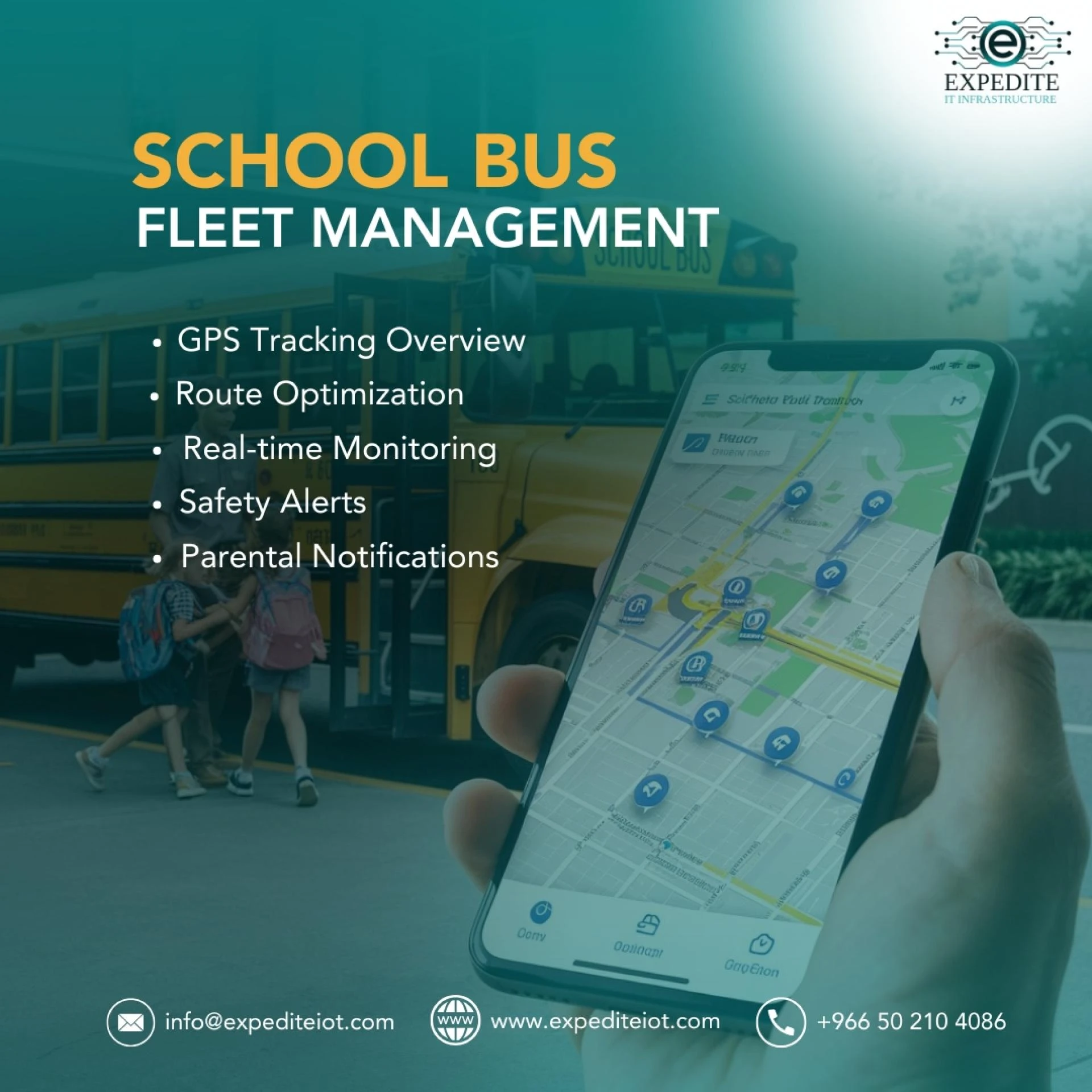 Smart School Bus Fleet Management Solutions in Saudi Arabia