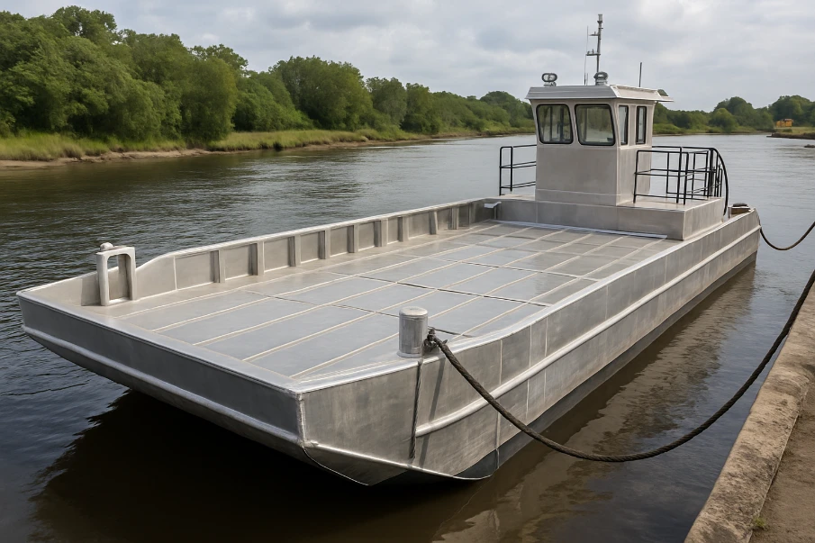 "Exploring the Role of Aluminium Barge Manufacturers in Modern Marine Logistics"