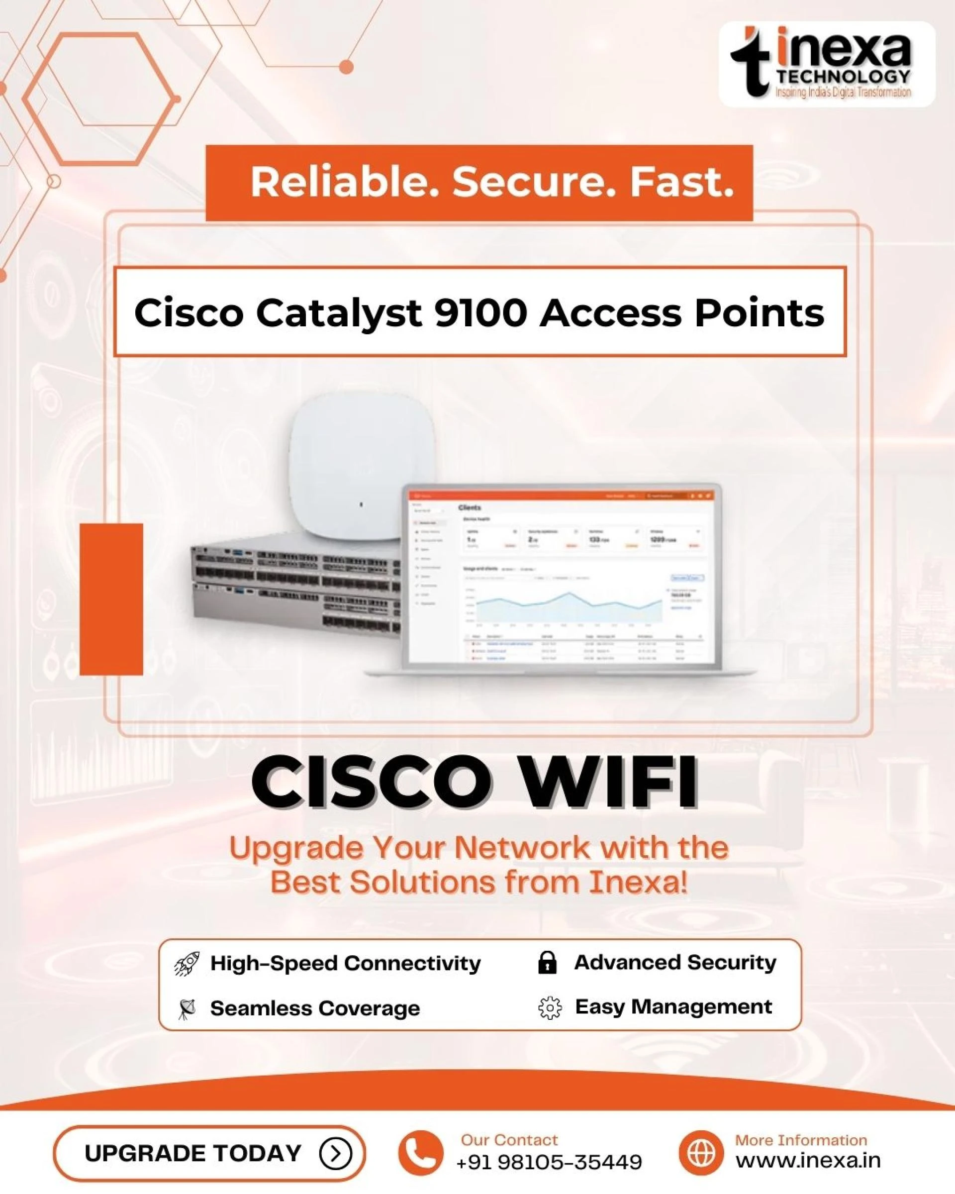 Boost Connectivity and Security with Cisco Wi-Fi Solutions from Inexa Technology