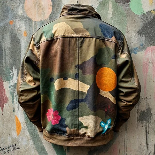 Camouflage Jackets with Painting Patterns: Art Meets Utility