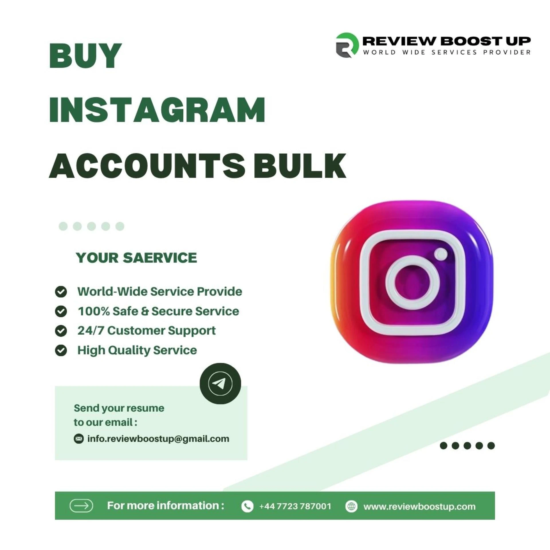 Grow Faster with Bulk Instagram Accounts