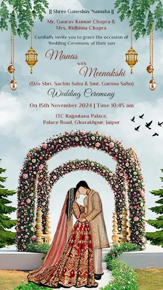 Draft: My PoHindi Wedding Invitation Video Maker Online Freest Title