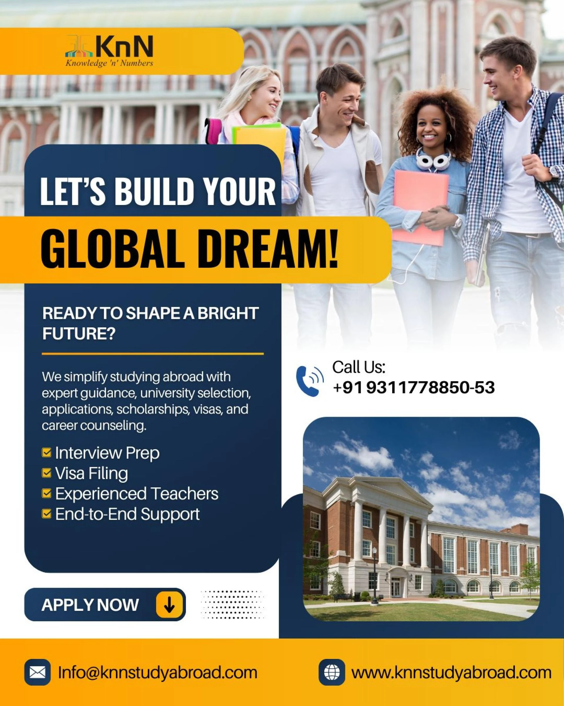 Why Choose KnN Study Abroad as Your Go-To Visa Consultant in Rohini?