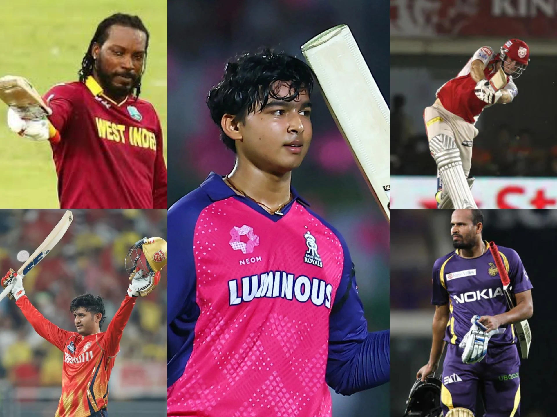 Top 5 Fastest hundreds in IPL history