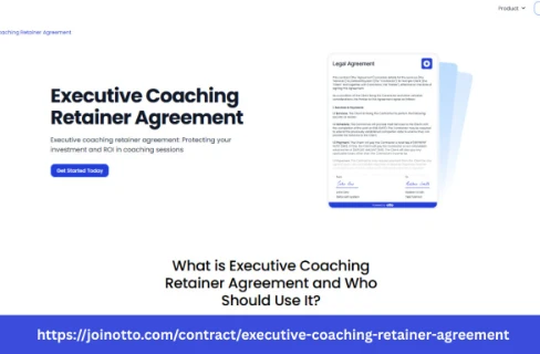 Easy Executive Coaching Retainer Agreement for Entrepreneurs