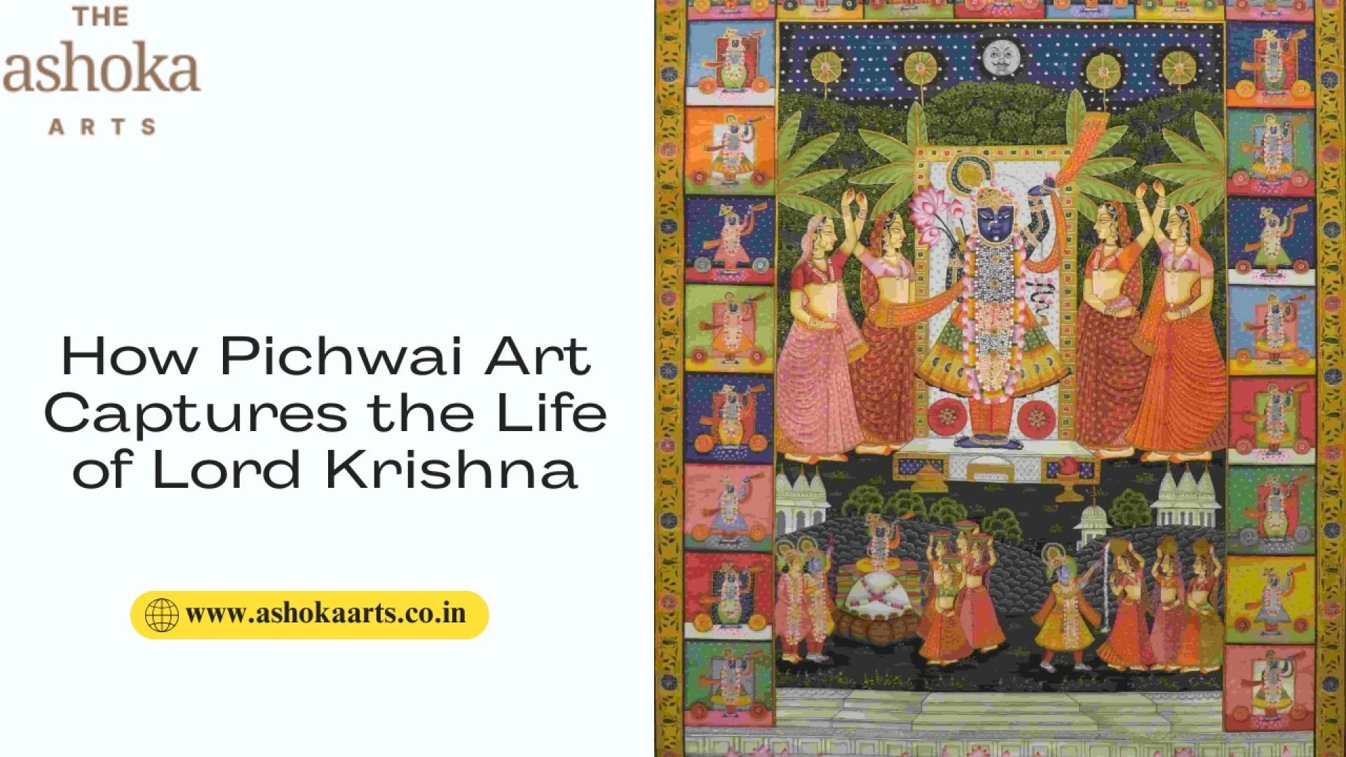How Pichwai Art Captures the Life of Lord Krishna