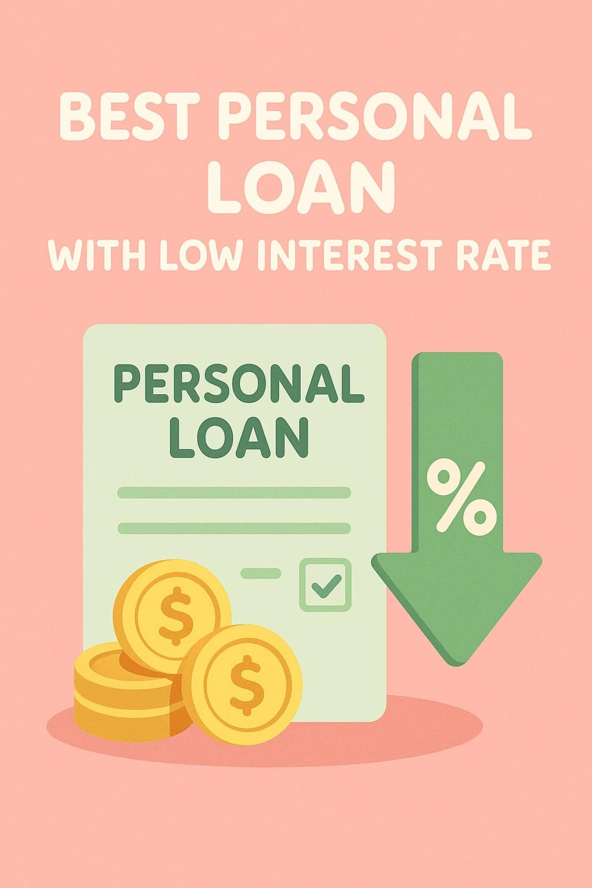 Best Personal Loan with Low Interest: Smart Borrowing for Smarter Goals