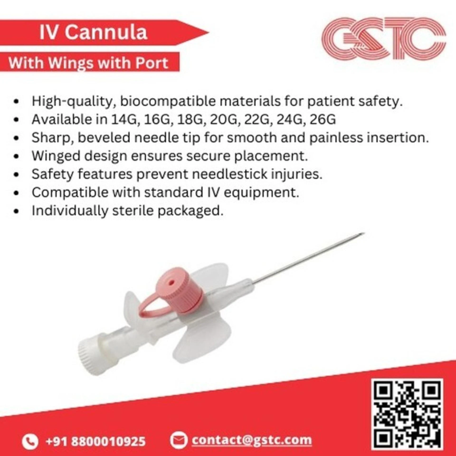 IV Cannula: An Indispensable Medical Device for Secure Fluid Access | GST Corporation