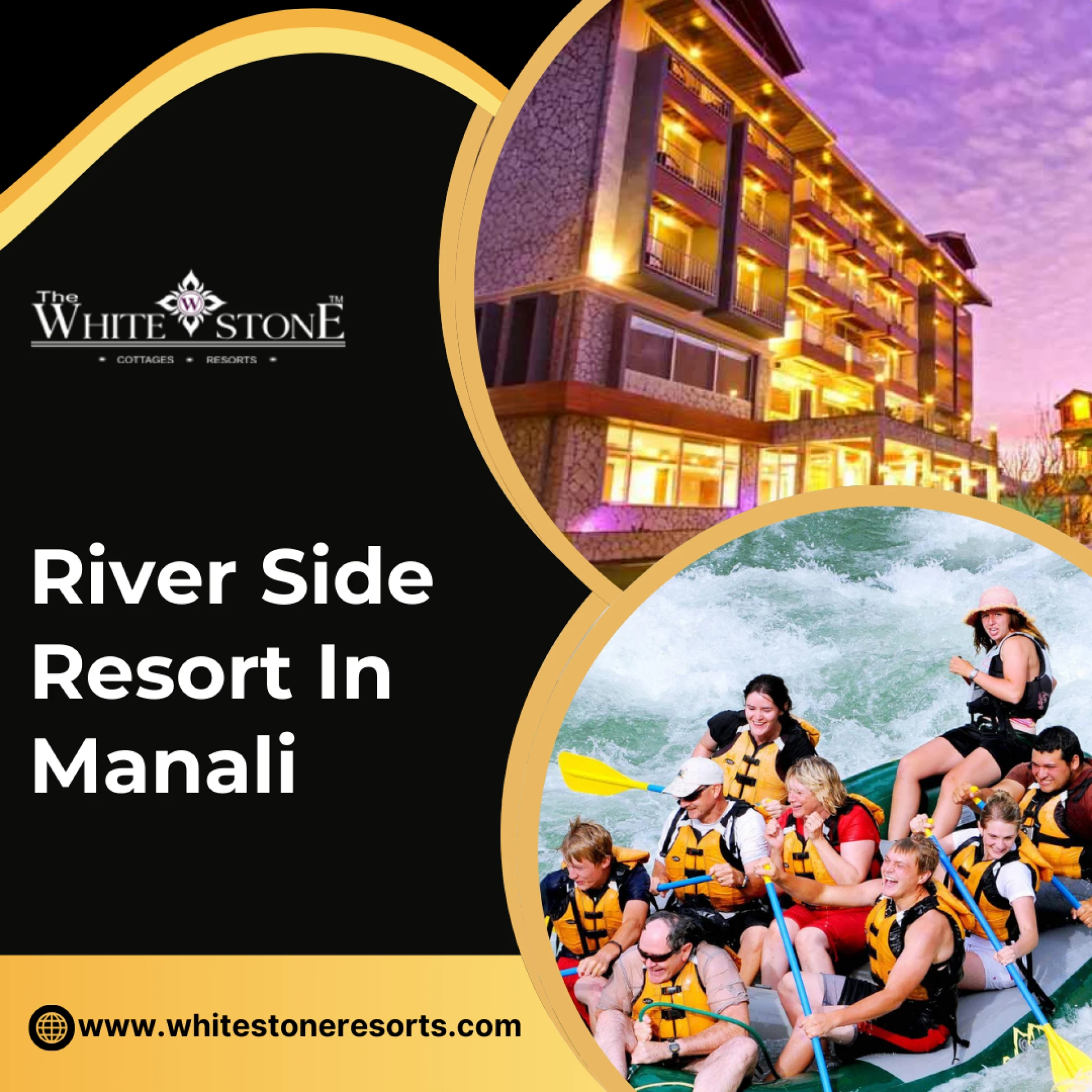 How do riverside resorts differ from regular resorts