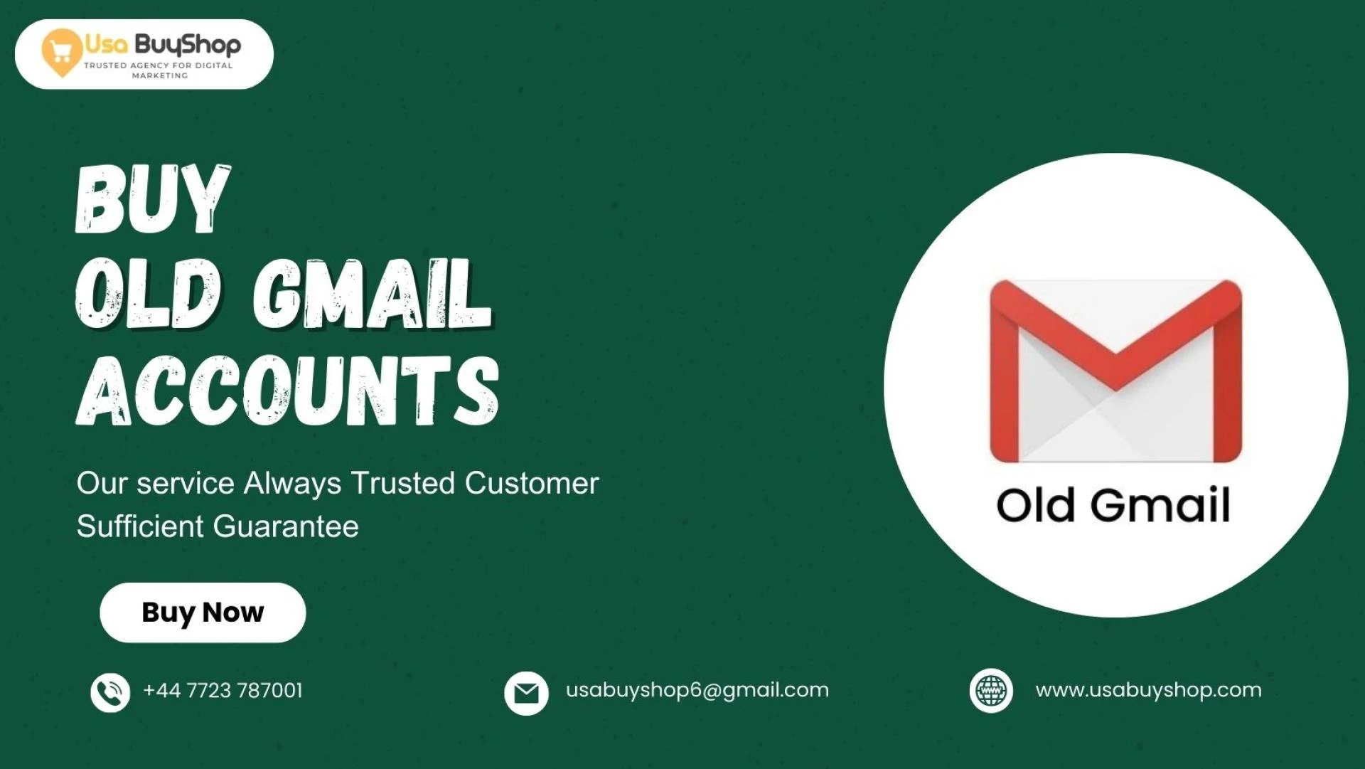 Top 5.0 Sites to Buy Old Gmail Accounts (New-Old & PVA)