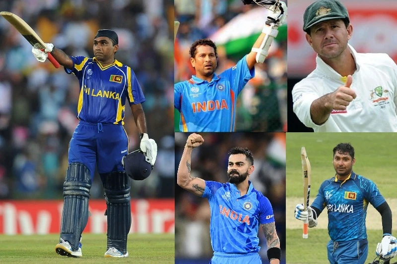 Top 5 Batsmen who have the record of Most Fours in International Cricket