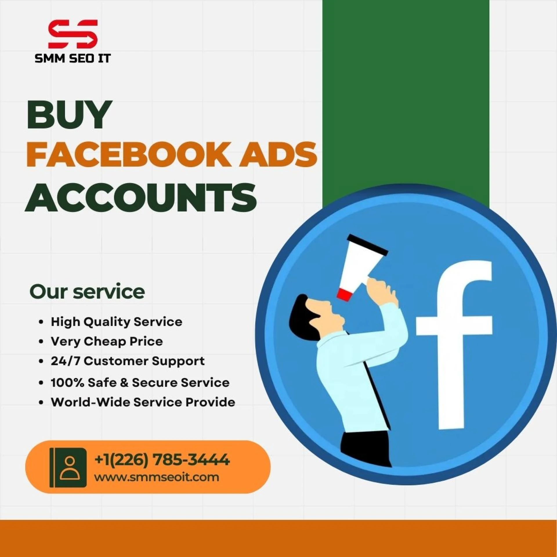 Buy Facebook Ads Accounts - 100% Verified & Safely Delivery