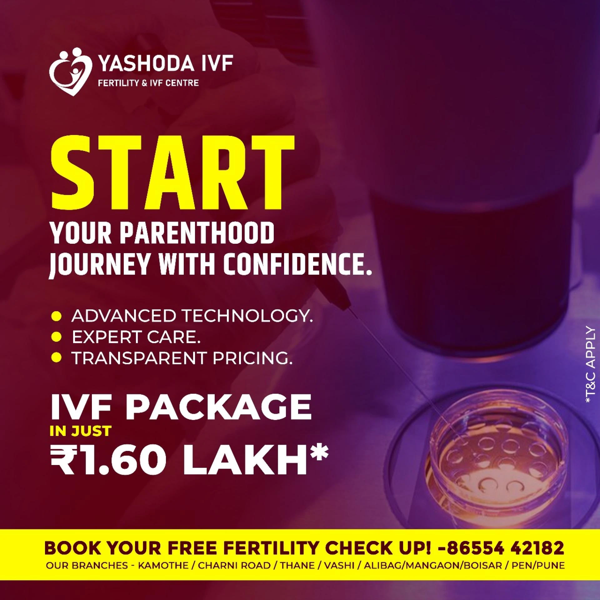 IVF Fertility Treatment Cost in Vashi – What to Expect
