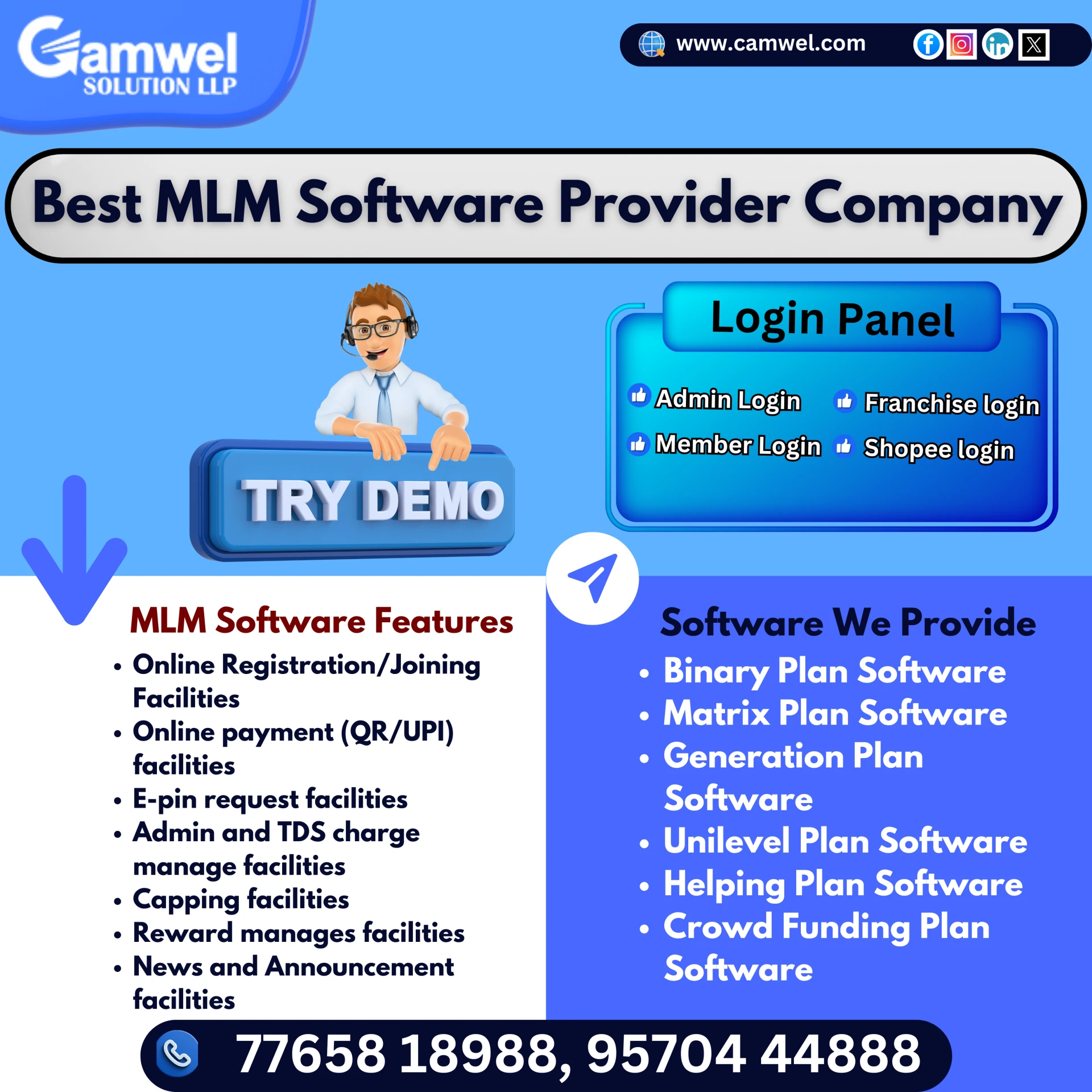 Why Camwel Solution LLP is the Best MLM Software Provider in Patna