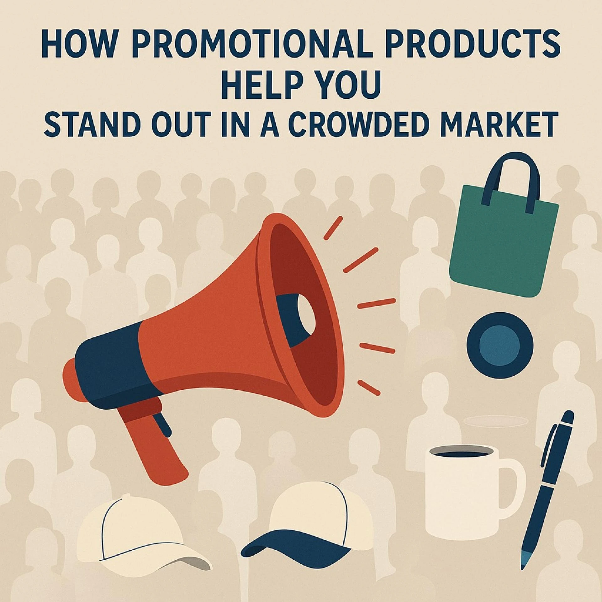 How Promotional Products Help You Stand Out in a Crowded Market