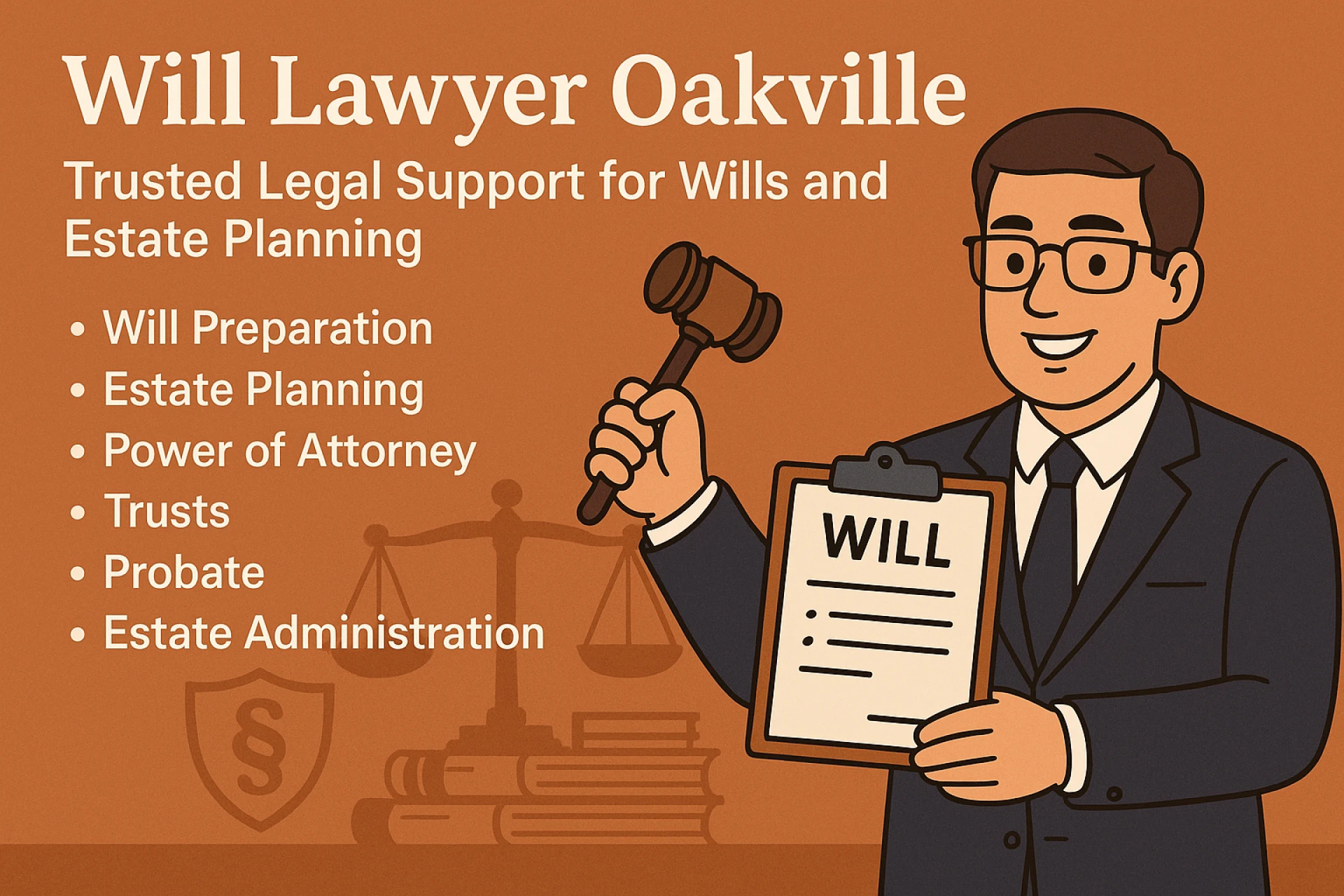 Will Lawyer Oakville – Trusted Legal Support for Wills and Estate Planning in Ontario